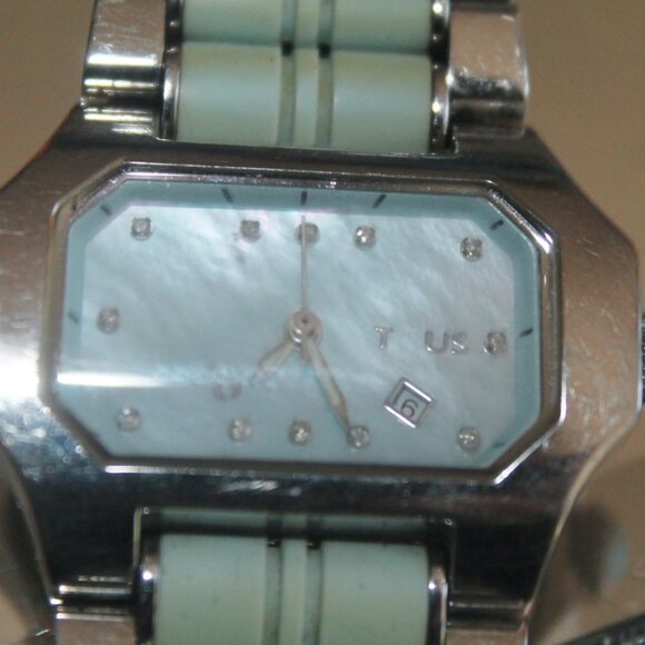 Vintage Auth $1300 Tous Stylish Watch Time Piece With Genuine Diamonds main image 7